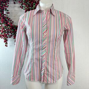 Lilly Pulitzer Multicolor Striped Button Down Shirt